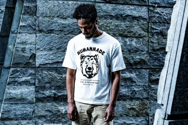 White Black Shirt, Human Made Tee Shirt